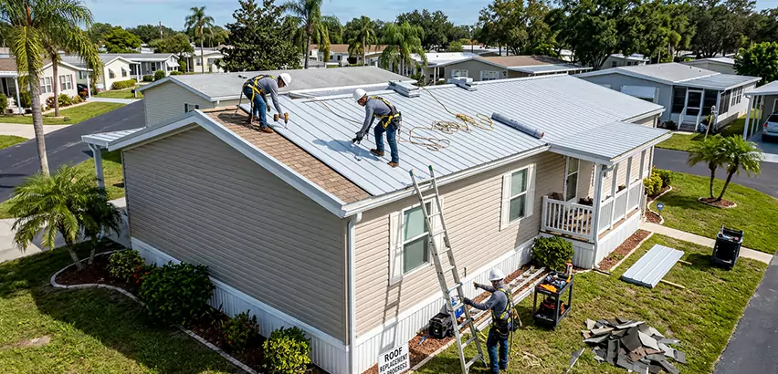 Mobile Home Metal Roof Replacement in New Rochelle