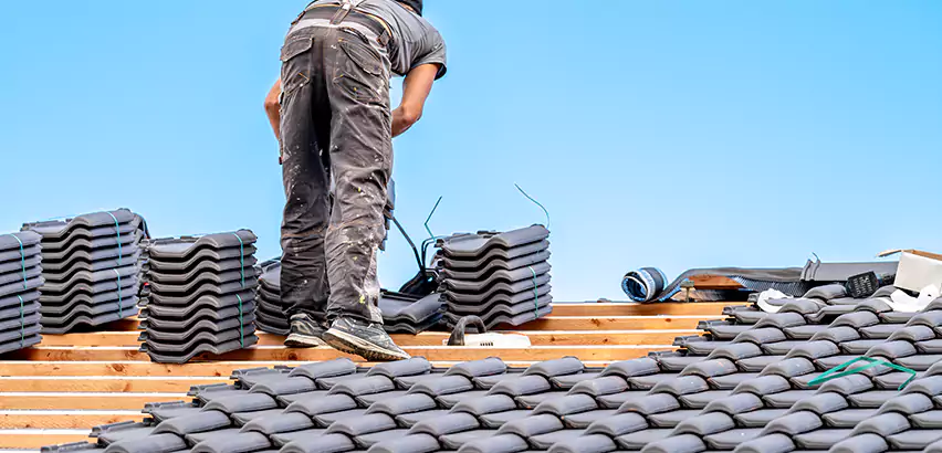 Replacing Tile Roof Underlayment in New Rochelle