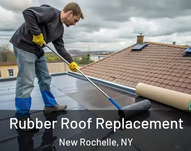  Rubber Roof Replacement New Rochelle, NY