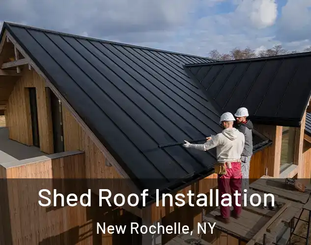  Shed Roof Installation New Rochelle, NY